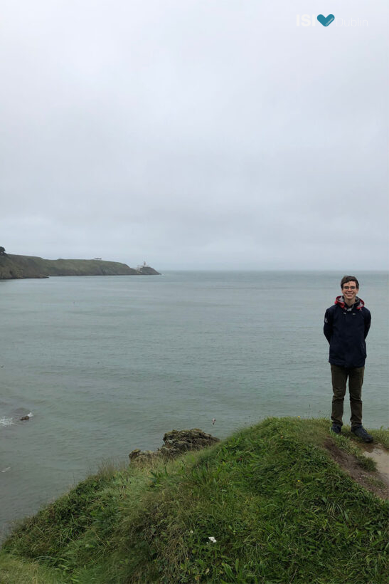 Clement Chery doing Howth Cliff Walk