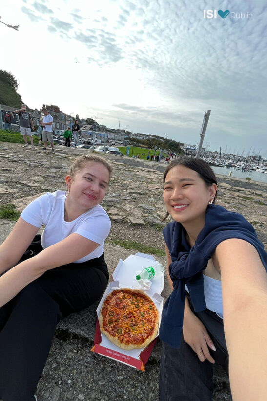 Paula Tschense e Yichan Sun del Grange CC di Howth durante il fine settimana