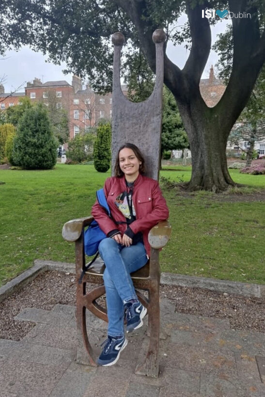 Carolina Mann (5th year at Manor House) did some sightseeing in Dublin last weekend