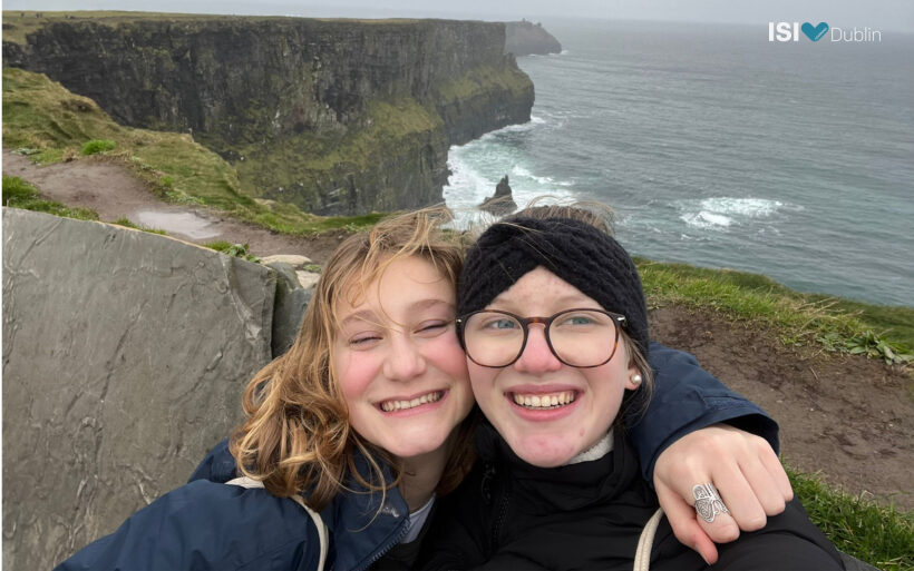 Lynn & Selina at Cliffs of Moher
