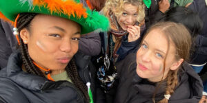 Mia, Malwine & Paulina at St Patricks Day Parade