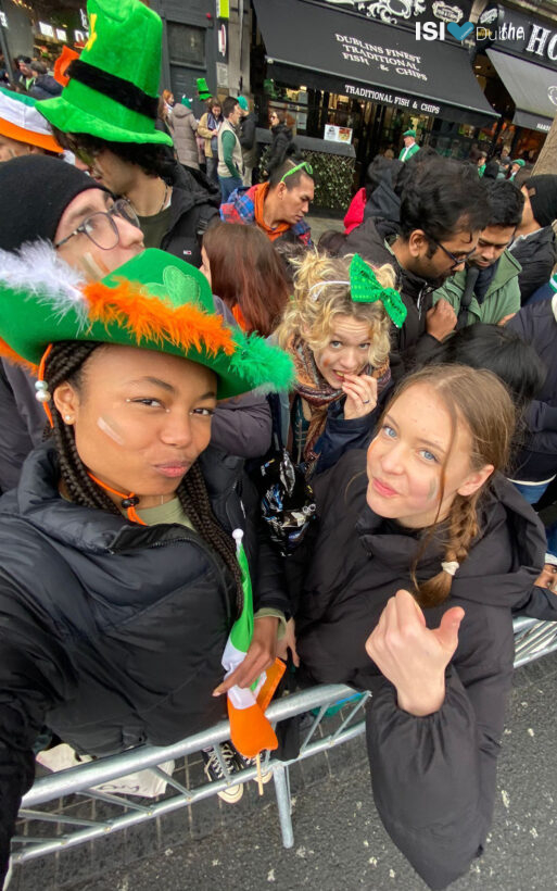 Mia, Malwine & Paulina at St Patricks Day Parade
