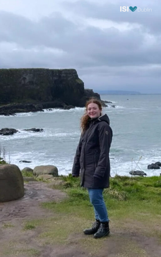 Lea Scholz at the Giants Causeway