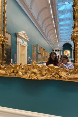 Giada Fasano e Tara Simchen alla Galleria nazionale d'arte