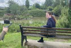 Lea enjoying the park