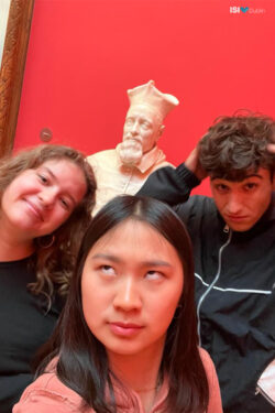 Paula Tschense, Yichan Sun e Angel Guillén Martinez