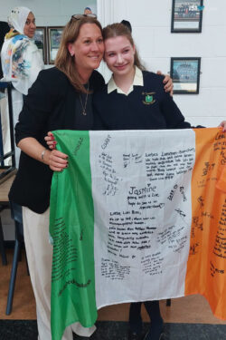 Line Thoene with Ms Suscynzska