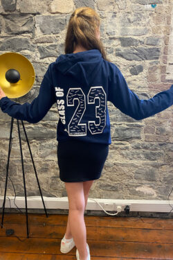Line Thoene with her TY Graduate Hoodie from St Tiernans