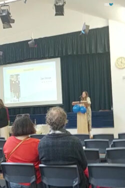 Line Thoene Receiving her Certificate from St Tiernans TY Graduation