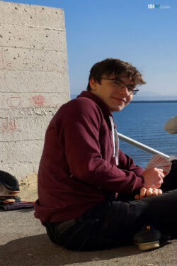 Johann Freitag Jogando cartas na Ilha Bull Johann Freitag Jogando cartas na Ilha Bull