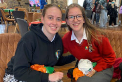 Saskia Tellenbach and Selina Tarnutzer at the End of Year Party