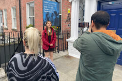 Nene Tanaka filming for ISI