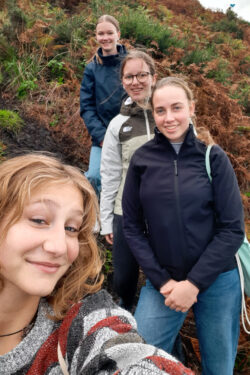 Lynn, Saskia, Selina e Annalea a Bray