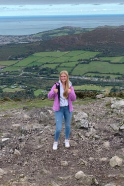 Johanna Wex (4th year at Grange Community College) had a friend capture this great photo overlooking Dublin from the Wicklow Moutains!