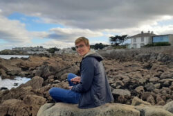 Johann Freitag (5th year at St. Tiernan’s Community College) took a walk at the forty foot in Sandycove, Dublin