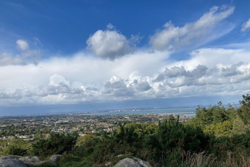 Rebecca Bergau (4th year at Manor House) took this photo of an amazing view over Dublin