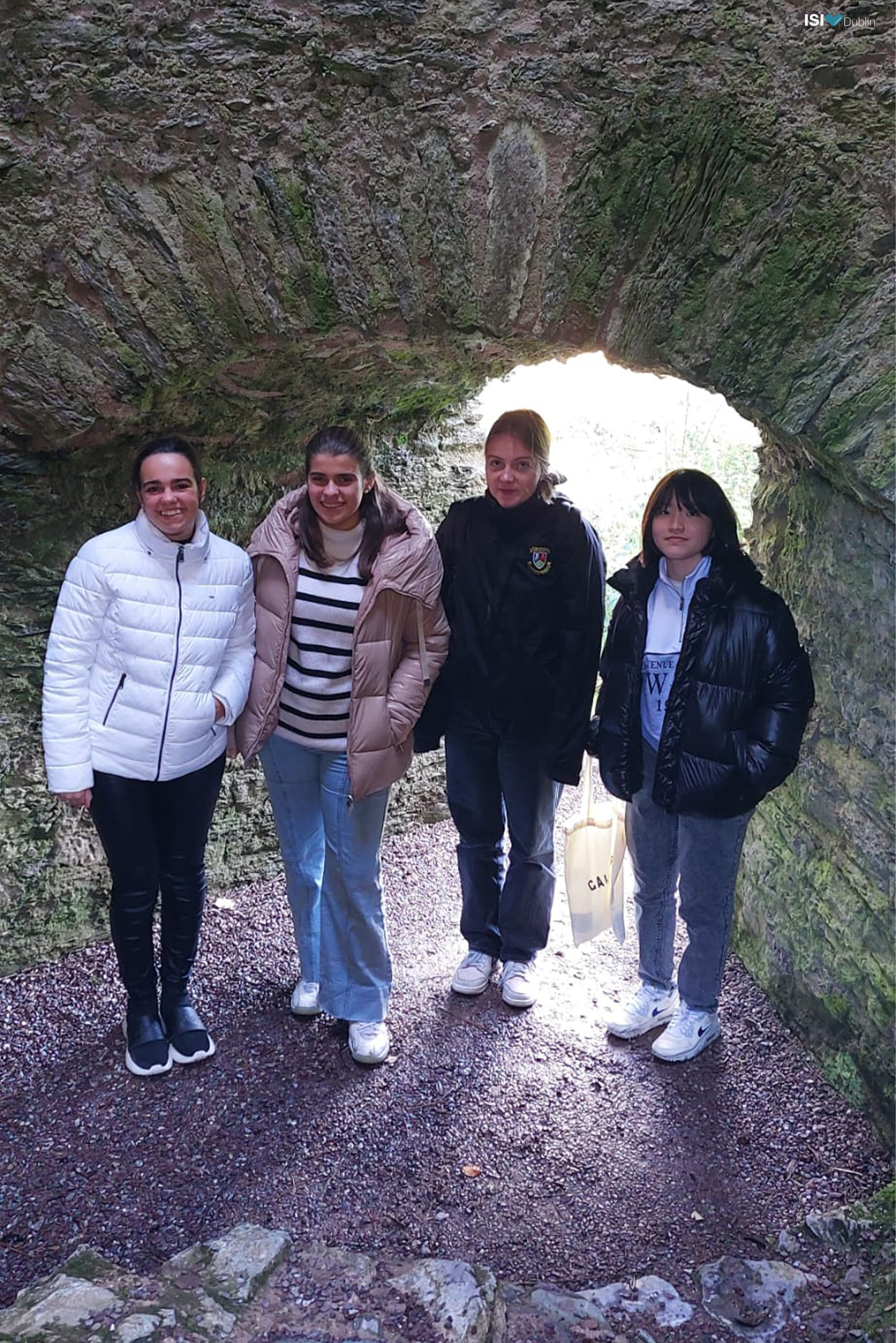 The girls at Blarney Castle